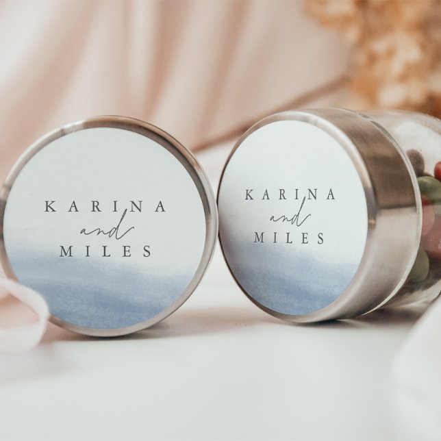 Adesivo Redondo Ocultar | Casamento por Aquarela Costeira (Criador carregado)