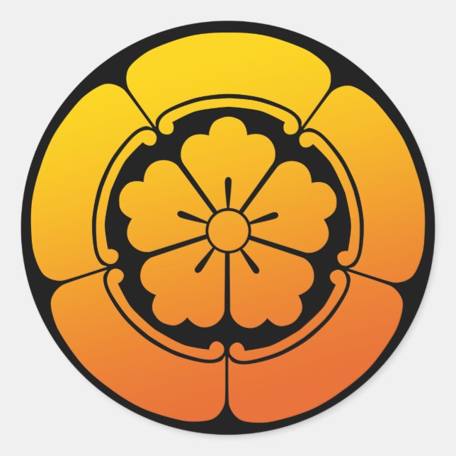 Adesivo Redondo Oda Mokkou(YO) (Frente)