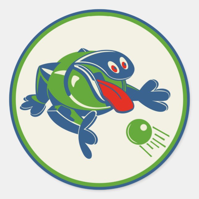 Adesivo Redondo Odd Toy de 1960 (Frente)