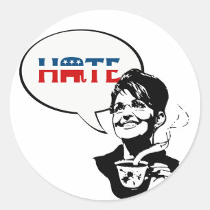 ADESIVO REDONDO ÓDIO REPUBLICANO