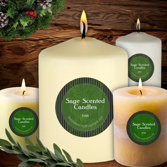 Adesivo Redondo odor de sábio (Criador carregado)