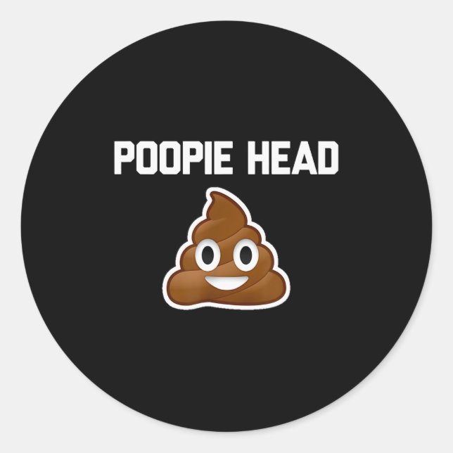 Adesivo Redondo Oe Head Sarcastic Novelty Funny Op Shirts  (Frente)