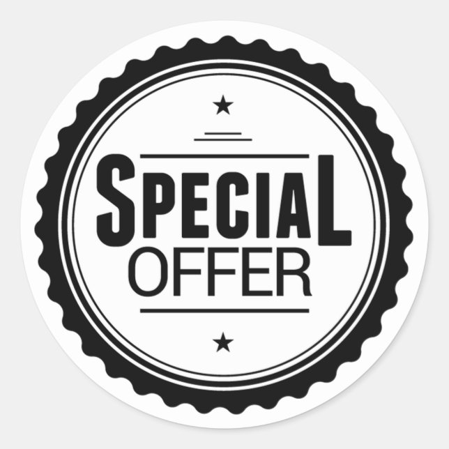 Adesivo Redondo Oferta especial (Frente)