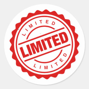 Adesivo Redondo Oferta limitada