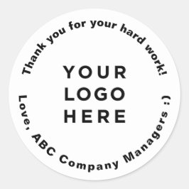 Adesivo Redondo Ofertas do Dia de Apreciação do Funcionário - Obri