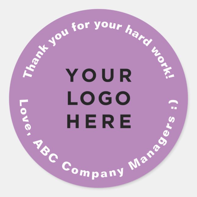 Adesivo Redondo Ofertas do Dia de Apreciação do Funcionário - Obri (Frente)