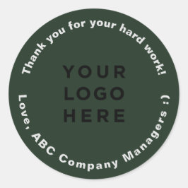 Adesivo Redondo Ofertas do Dia de Apreciação do Funcionário - Obri