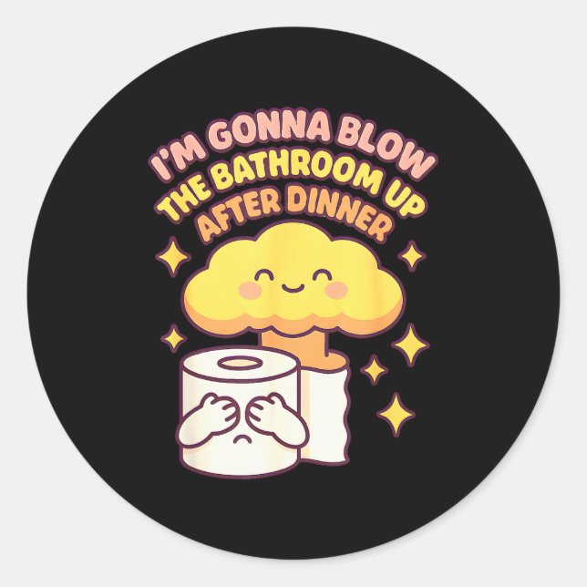 Adesivo Redondo Offensive Thanksgiving Inappropriate Christmas Adu (Frente)