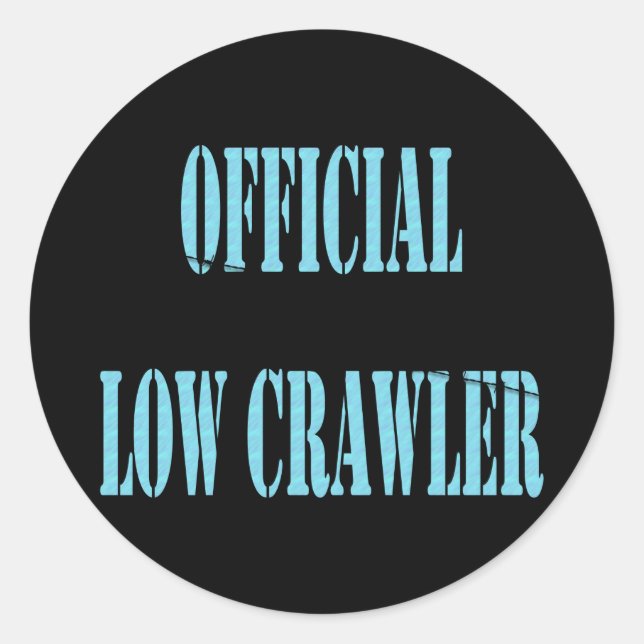 Adesivo Redondo officiallowcrawleruscg (Frente)