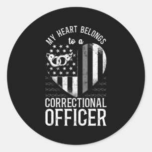 Adesivo Redondo Oficial de Correção Amigo, Bandeira Americana