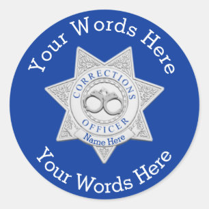 Adesivo Redondo Oficial de Correções Personalizado