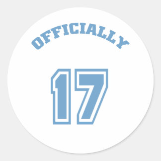 Adesivo Redondo Oficialmente 17