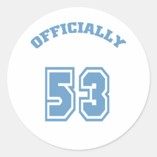 Adesivo Redondo Oficialmente 53