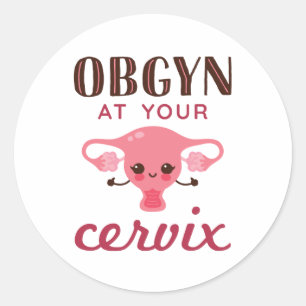 Adesivo Redondo OGBYN No Seu Cervix