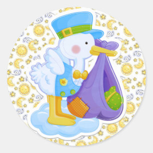 Adesivo Redondo Oh Baby Sticker por SRF