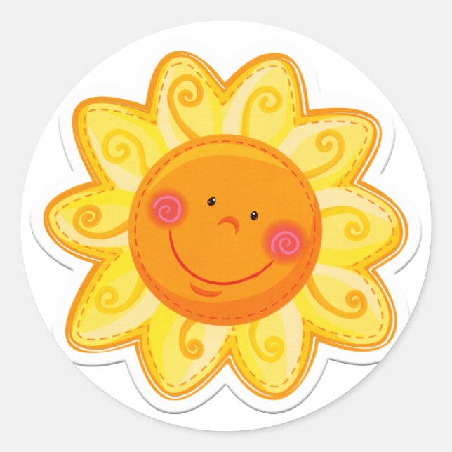 Adesivo Redondo Oh Baby Sticker por SRF (Frente)