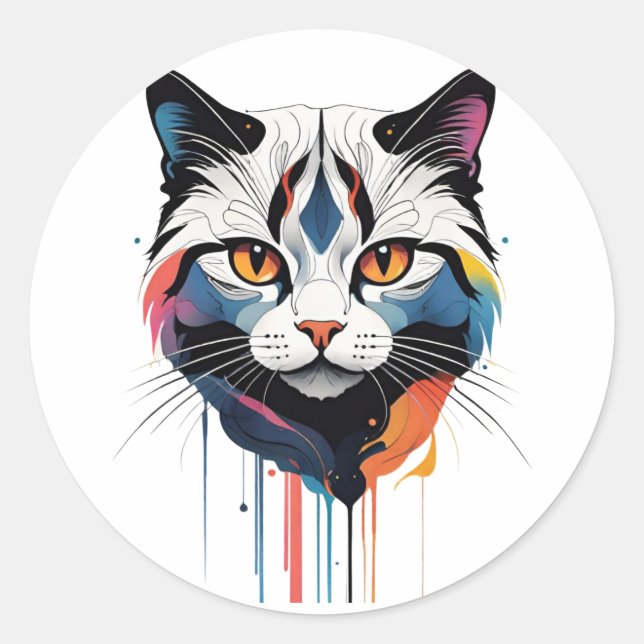 Adesivo Redondo Oh Lawd Ele Treading (Frente)