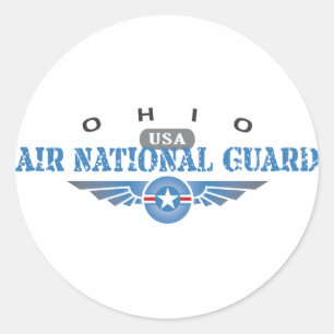 Adesivo Redondo Ohio Air National Guarda