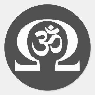 Adesivo Redondo Ohm OM
