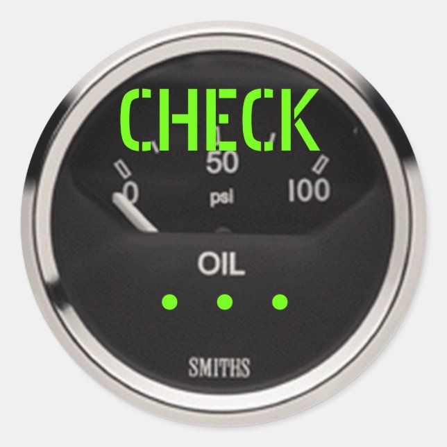 Adesivo Redondo Oil_Pression_ CHECK , . . . (Frente)