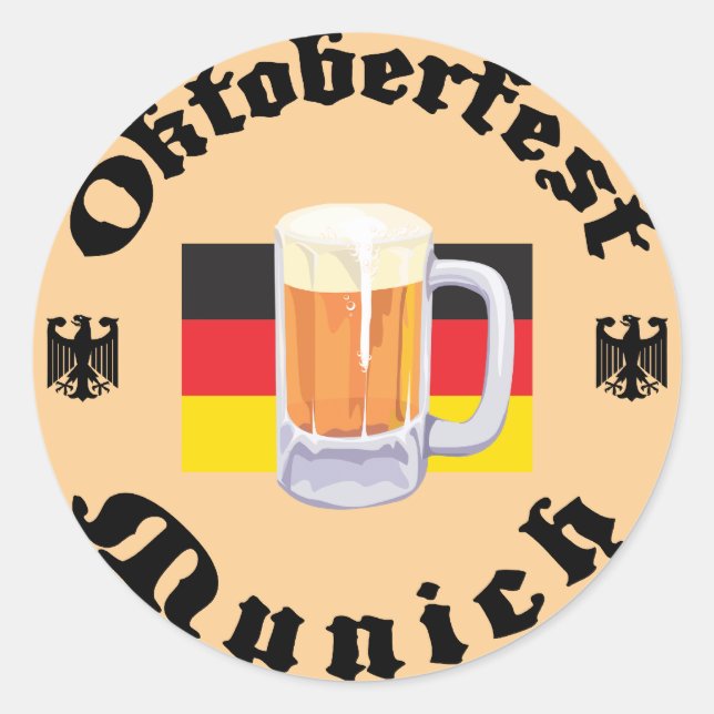 Adesivo Redondo Oktoberfest (Frente)