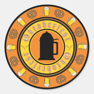 Adesivo Redondo Oktoberfest