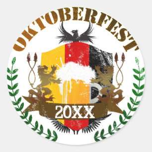 Adesivo Redondo Oktoberfest
