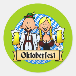 Adesivo Redondo Oktoberfest