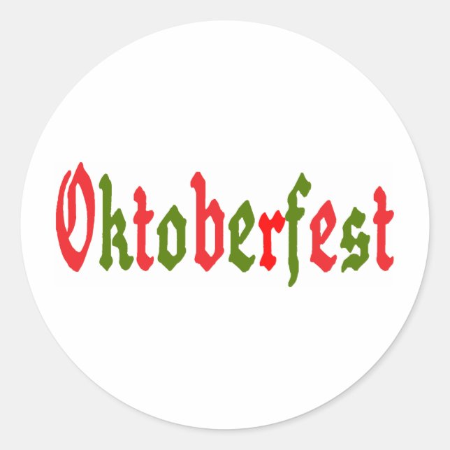 Adesivo Redondo Oktoberfest (Frente)