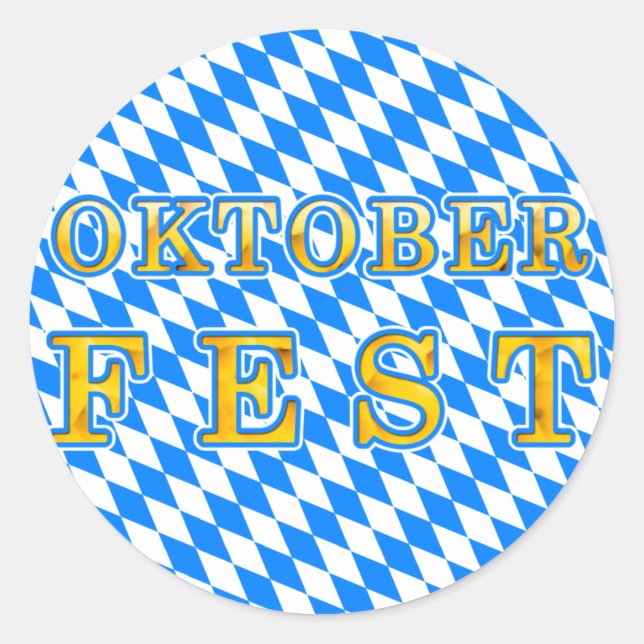 Adesivo Redondo Oktoberfest (Frente)