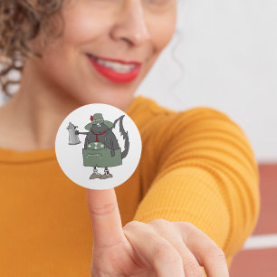 Adesivo Redondo Oktoberfest Skunk