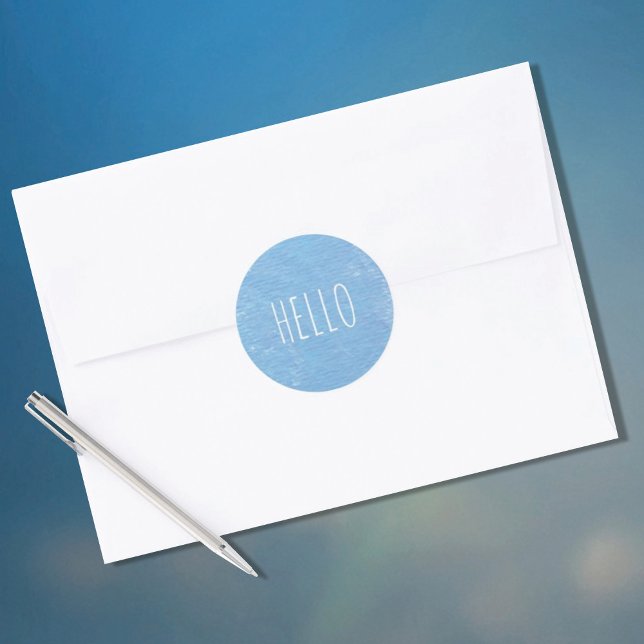 Adesivo Redondo Olá (Criador carregado)