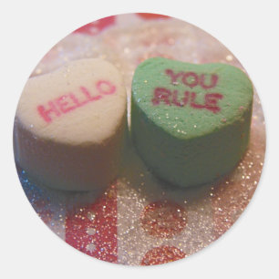 Adesivo Redondo Olá, Regra de Você