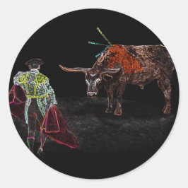 Adesivo Redondo Ole Matador