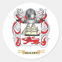O'Leary Casaco de Braços (Crest Familiar)