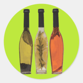 Adesivo Redondo Óleos para perfusão