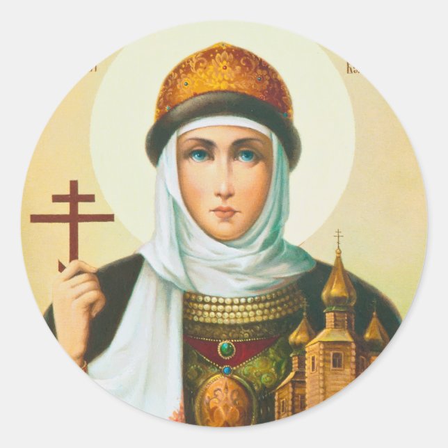 Adesivo Redondo Olga (Frente)