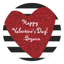 Olhar de Brilho Vermelho Coração Preto Branco Dia 