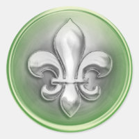 Olhar Emboscada de Silver e Flor Verde de Lis