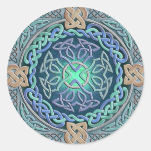 Adesivo Redondo Olho celta do mundo