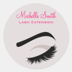 Adesivo Redondo Olho com longas lascas, extensão da barra