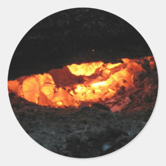 Adesivo Redondo Olho De Dragões