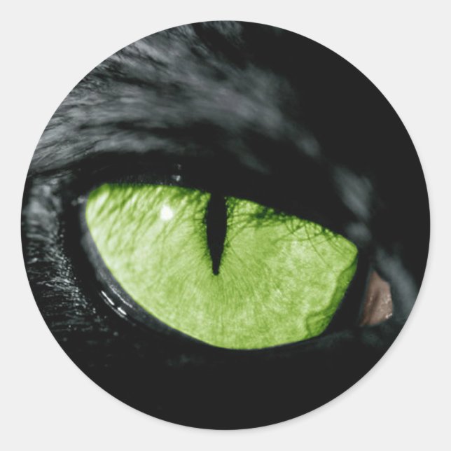 Adesivo Redondo Olho de gato (Frente)
