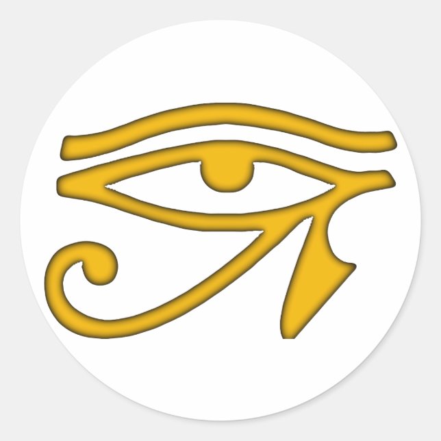 Adesivo Redondo Olho de Horus (Frente)