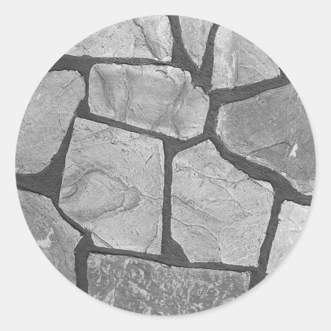 Adesivo Redondo Olho De Pavimentação Da Cinza Decorânea (Frente)