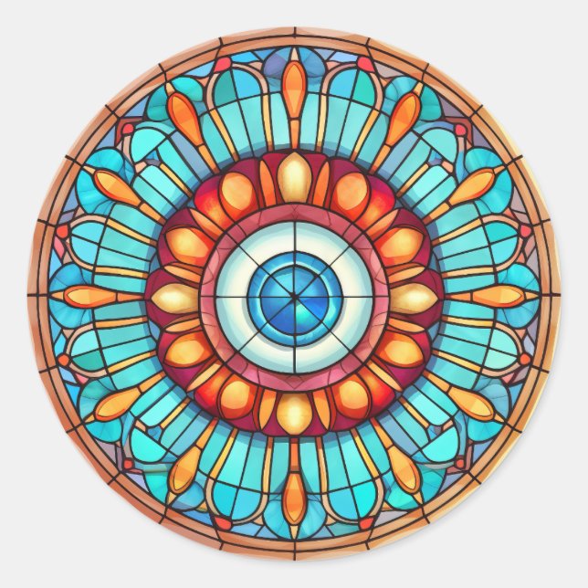 Adesivo Redondo Olho do Dragão (Frente)