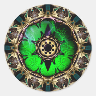 Adesivo Redondo Olho do Dragão