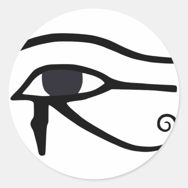 ADESIVO REDONDO OLHO EGÍPCIO DE HORUS (Frente)