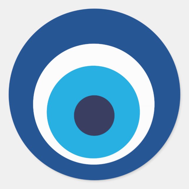 Adesivo Redondo olho grego (Frente)