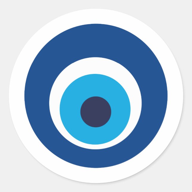 Adesivo Redondo olho grego (Frente)